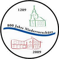 Logo 800 Jahre Niedervorschütz